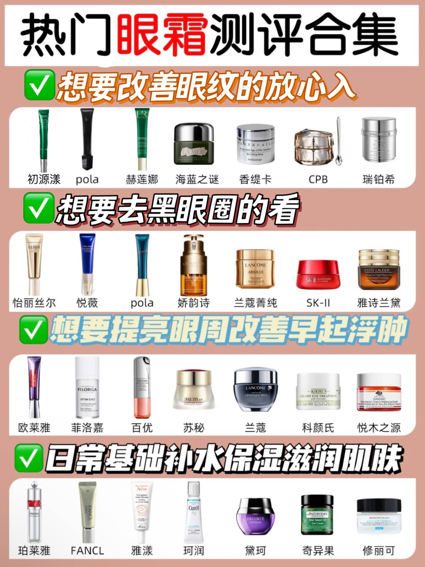 子好？眼部去皱纹有效的眼霜2026最新榜J9国际网站25岁男士眼霜去眼袋哪个牌(图3)